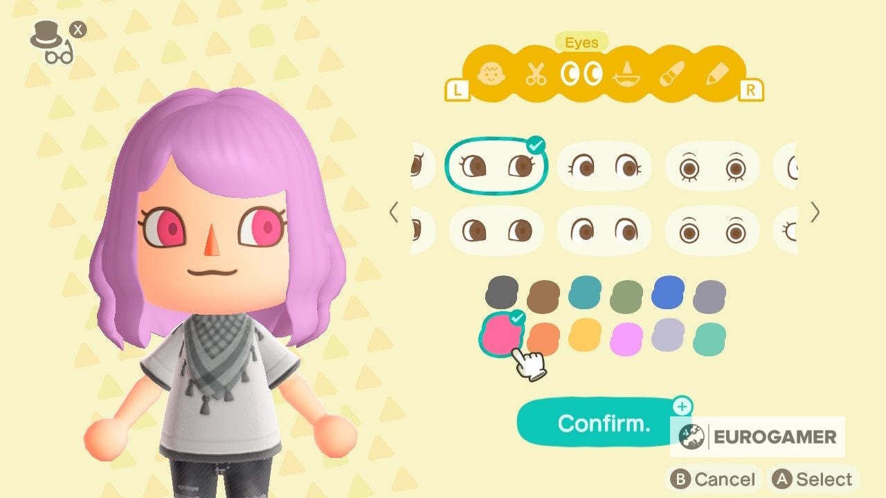 Animal Crossing Body Paint and Eye Colour Where to purchase new eye